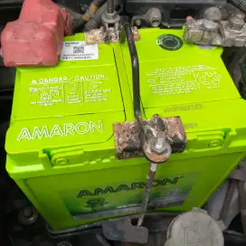 Aki Amaron NS 40 ZL pemakaian 1 bulan