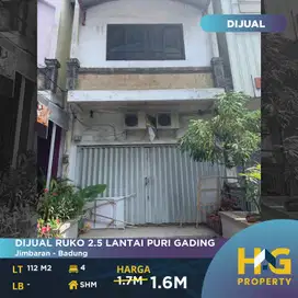 DIJUAL CEPAT RUKO 2.5 LANTAI PURI GADING BLOCK B2/22