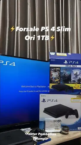 PS 4 SLIM 1 TB ORI