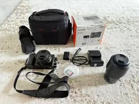 Jual Sony A6000 second + Bonus Lensa kit 55-210mm