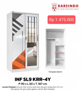 Berbagai macam lemari besi new line (sa)