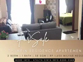 Dijual Apartement Thamrin Residence Hadap Timur Lantai Tinggi 2BR