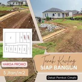 Tanah Kavling Siap Bangun Dekat Pemkot Cimahi Hanya 3Jtan Permeter