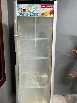 Di jual showcase polytron 4 susun besar dan mesin cuci thosiba