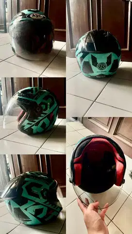 Helm KYT DJ Maru Kondisi Lecet Wajar Pemakaian
