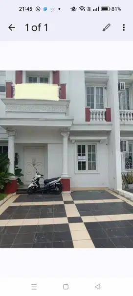 JUAL CEPAT RUMAH JABABEKA RESIDENCE OSCAR 2 LANTAI DIBAWAH HARGA PASAR