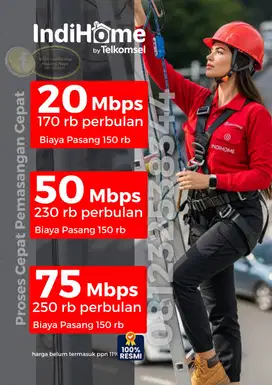 PASANG BARU WIFI 166.500 ( awal ) - indihome