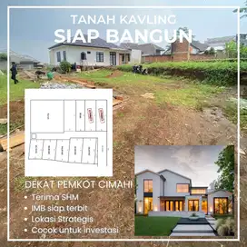 Tanah Kavling Siap Bangun Dekat Pemkot Cimahi Hanya 3Jtan Permeter