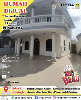 Dijual Murah Rumah 2 lantai hadap Timur di Bengkong