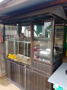 Rombong etalase jualan