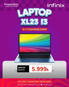 Promo laptop infinix XL23 13
