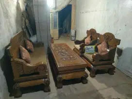 Kursi tamu jumbo gajah full kayu jati