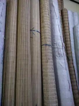 Jual rotan alas lantai plapon krey kayu kery bambu di Fery shop