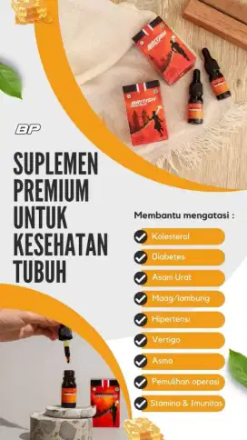 Multivitamin suplemen herbal British Propolis Red untuk dewasa