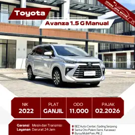 [KM 11RB] TOYOTA AVANZA 1.5 G MT 2022