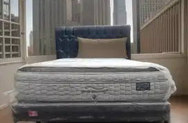 Springbed mewah Spring Air Four Season type Grand dobel latex uk 180