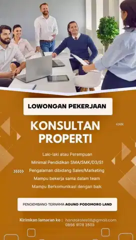 Lowongan Kerja Marketing Properti
