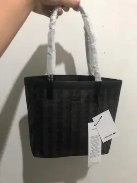 Tote bag tas wanita lacoste monogram new version