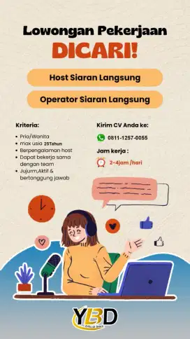 LOKER - HOST LIVE & PERGUDANGAN BARANG