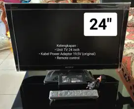 TV Sony 24 inch jarang pakai