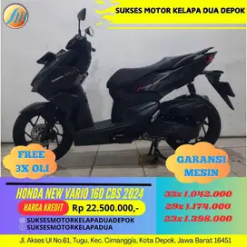 HONDA NEW VARIO 160 CBS 2024 CASH/KREDIT SYARAT MUDAH KTP/KK