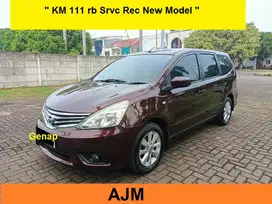 Nsn Grand Livina 1.5 XV New Model Km 11 rb Srvc Rec 2013 AT Merah
