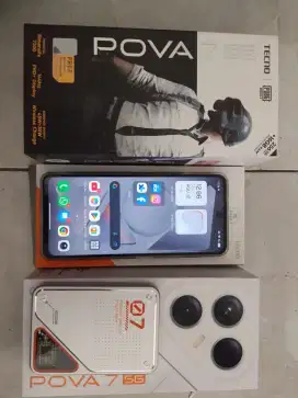 Tecno pova 7 5g 8/256gb hitam