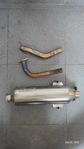 Knalpot Shijiro Type Opel X Stainless u/ Vario 125 Thn 2024