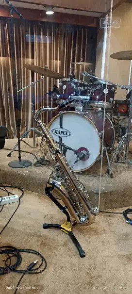 Saxophone Tenor silver merk Ostrava