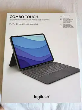 Logitech Combo Touch Keyboard Case untuk iPad Pro 12.9-inch (M1/M2)