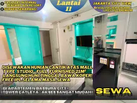 Sewa Sekarang! Studio Furnished Siap Dihuni Diatas Mall Bassura City
