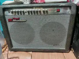 Ampli gitar tabung red shadow korea 2x10 celestion dengan spring reve