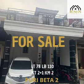 Dijual rumah siap huni puri beta 2 larangan utara deket halte busway