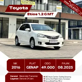 [TDP 5JT] TOYOTA ETIOS 1.2 G MT 2016