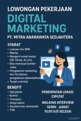 Lowongan Digital Marketing