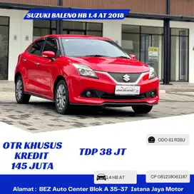 PAJAK PANJANG Suzuki Baleno HB 1.4 AT 2018 Merah