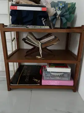Rak/Meja kayu multifungsi