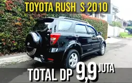 Toyota Rush S 2010 Km=70ribuan! Bisa Kredit TDP=9,9juta