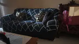 Kursi Sofa bahan kulit ex Informa (sepasang)