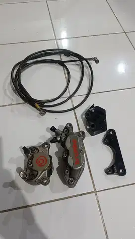 Selang rem hel dan braket wr 3 utk nmax