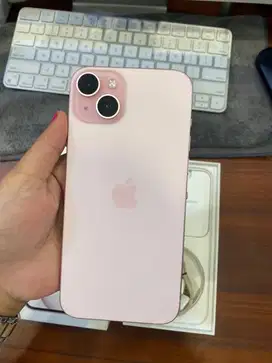 iPhone 15 Plus 128GB Pink Ex iBox BH 89% Lengkap