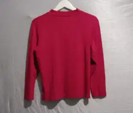 Baju Kaos Pink Lengan Panjang LD 53-87