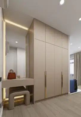 KITCHEN SET BEDROOM SET DESAIN INTERIOR DESIGN LEMARI PAKAIAN