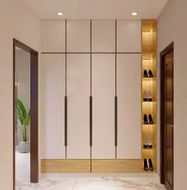 KITCHEN SET BEDROOM SET DESAIN INTERIOR DESIGN LEMARI PAKAIAN
