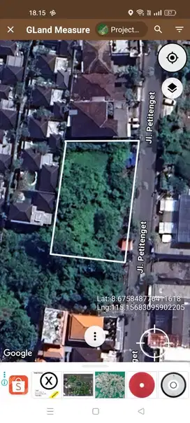 TANAH 13,6 ARE JALAN RAYA PETITENGET