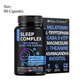 Raw Science Sleep Tablets (Melatonin 10 Mg)
