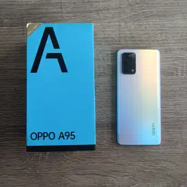 Oppo A95ram 8+8extended ram, memori 128gb garansi resmi