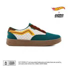 [ORIGINAL] Aerostreet x Hot Wheels Uk 40 - 42 Coklat Gum Toska Tua