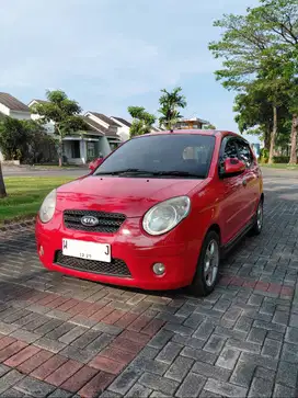 Kia Picanto Matic 2009 Merah – Pajak Hidup, Siap Pakai