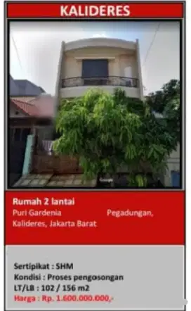 Dijual Rumah Siap Huni Puri Gardenia